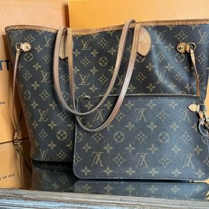 Authentic Louis Vuitton neverfull bag